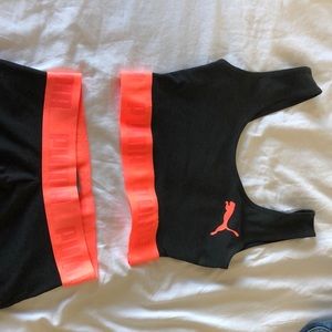 Puma sports bras, leggings size S